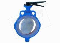 MVS NB 50 Wafer Ductile iron PFA Lined Butterfly Valve PN 16_0