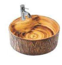 Varmora Wash Basin Wood Trunk Table Top_0