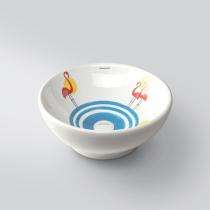 Varmora Wash Basin Flamingo Table Top_0