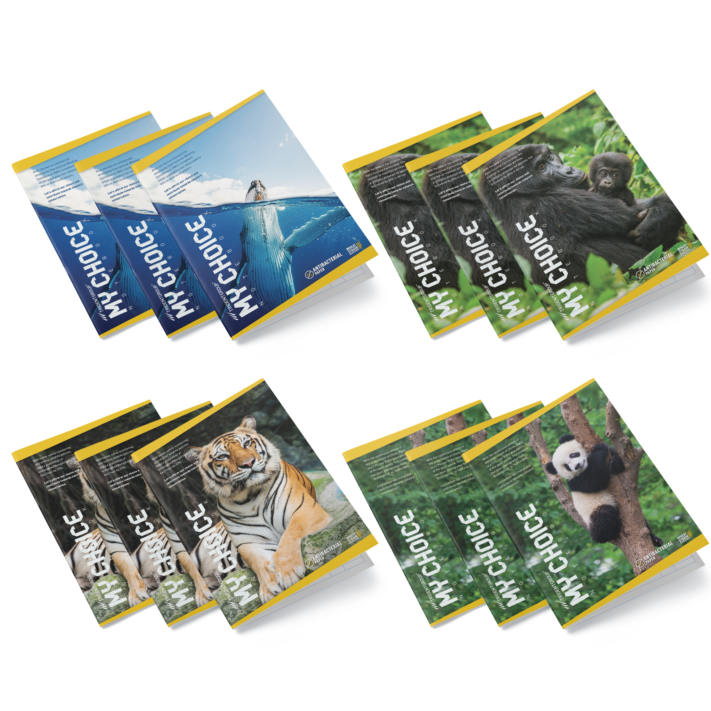 TRIDENT 120 Pages Writing Notebooks 210 x 297 mm_4