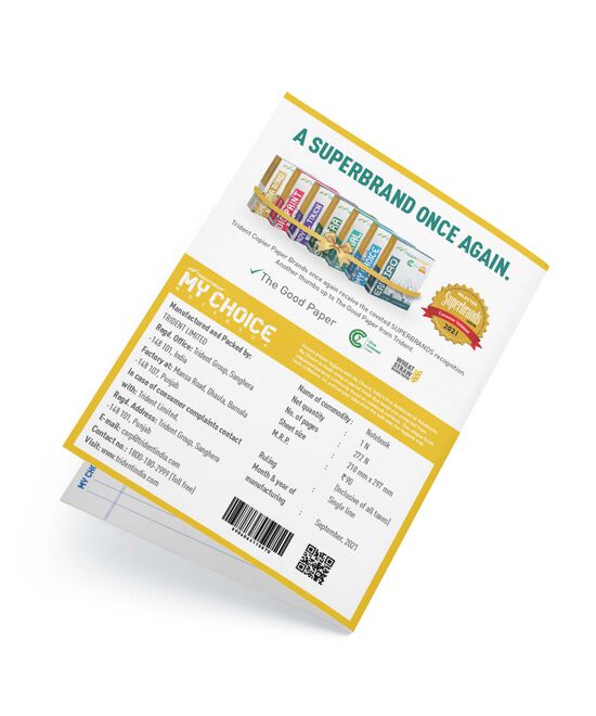 TRIDENT 272 Pages Writing Notebooks 210 x 297 mm_1