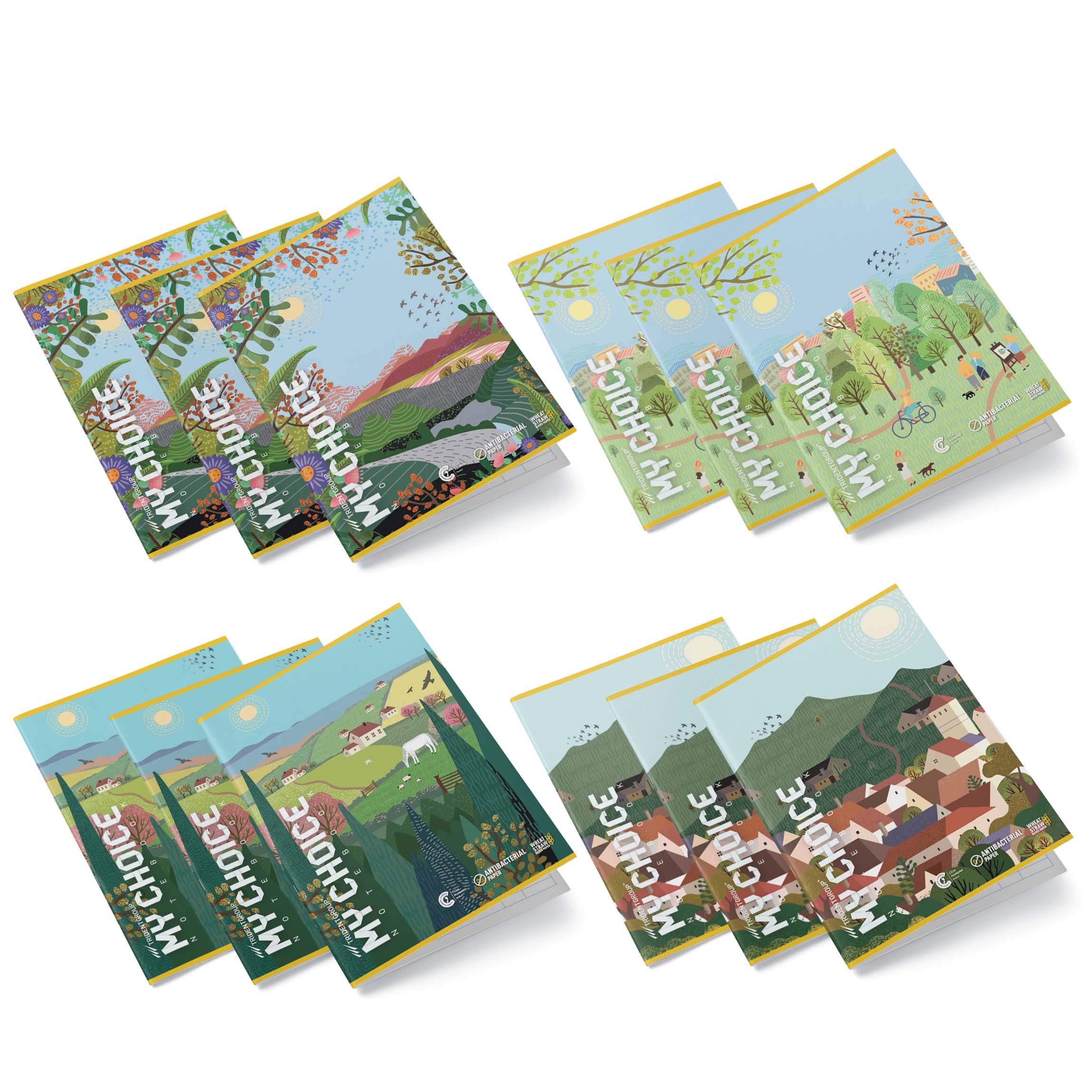 TRIDENT 120 Pages King Notebooks 240 x 180 mm_1