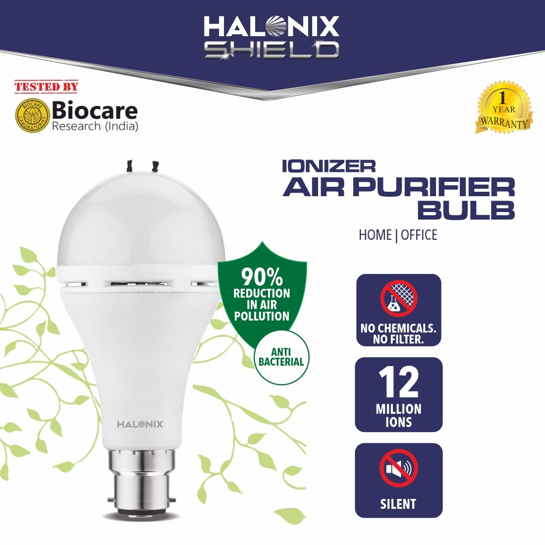 HALONIX 9 W Cool White B22 1 piece LED Bulbs_2