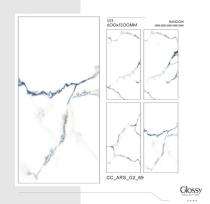 TRIDENT CC ARS G2 69 600 x 1200 mm White Glossy Ceramic Tile_0