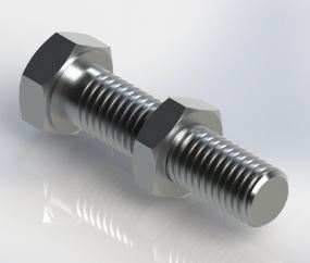 M2 Stainless Steel Hexagon Head Bolts 10 mm_0