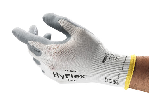 HyFlex Industrial Nylon Safety Gloves 11-800 L_1