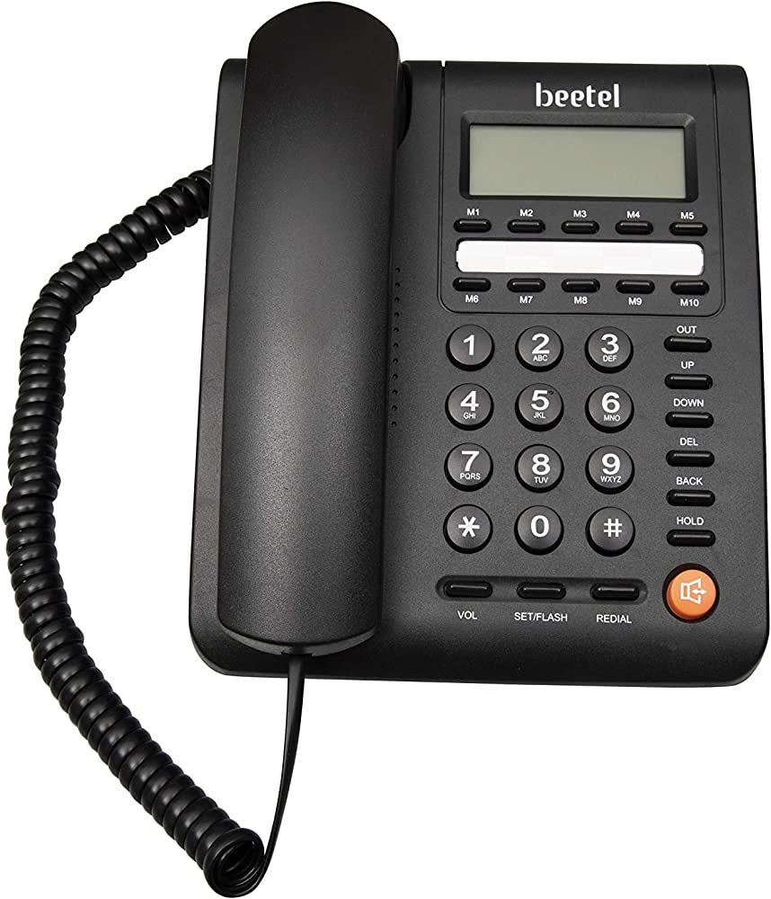 Beetel X73 Cordless 2.4Ghz Landline Phone with Caller ID Display, 2-Wa