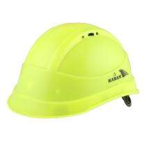 Karam Polyethylene Fluorescent Green Air Ventilated Safety Helmets PN545(FLUORESCENT GREEN)_0