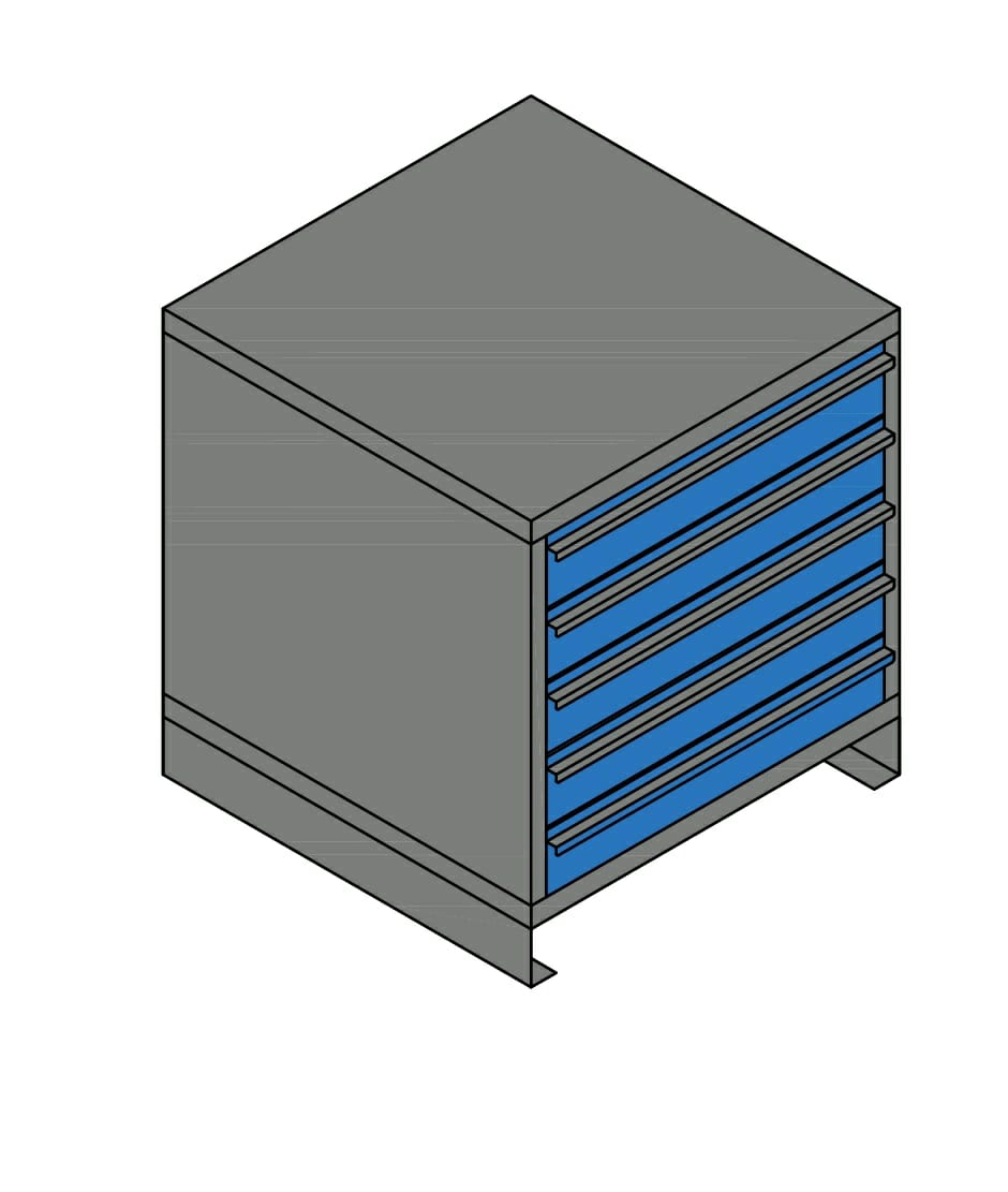 Metal Trading Mild Steel O Ring Storage Cabinet 20-25 kg_1