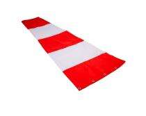 Wind Sock Polyester 2 x 8 ft Red & White_0