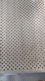 Arihant Traders 3 mm Mild Steel Perforated Sheet 0.5 mm Triangle Hole 1250 x 2500 mm_0