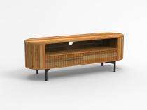 Floor Mounted Sheesham Wood TV Cabinet Upto 42 inch Honey_0