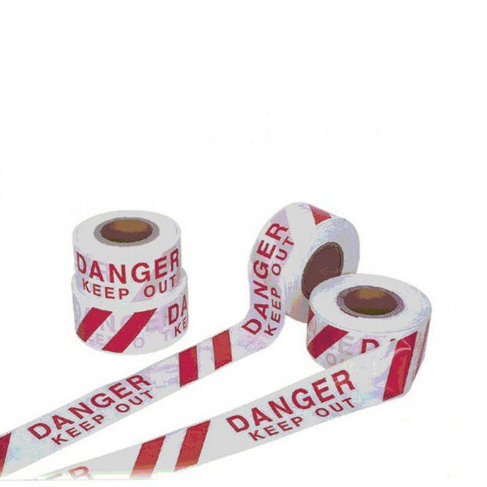 150 mm Non Adhesive Polyethylene Warning Tape 200 micron Red_1