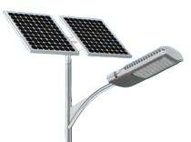 White LED Mild Steel 13 Ah Solar Street Light_0