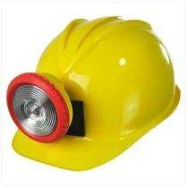 Plastic Yellow Mining Safety Helmets_0