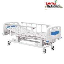 Sawra Traders ST-03 Manual Operated ICU Bed CRCA Sheets 2150 x 900 x 460/810 mm_0