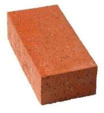 Natural Clay Red Bricks 210 x 55 x 12 mm_0