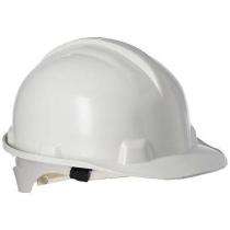 Plastic White Air Ventilated Safety Helmets_0