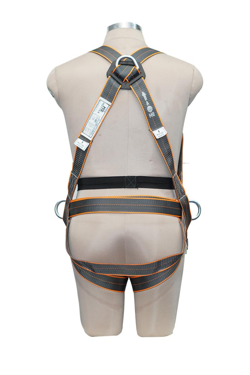 Polyester Full Body Double Rope Scaffold Hook Safety Harness Free Size_1