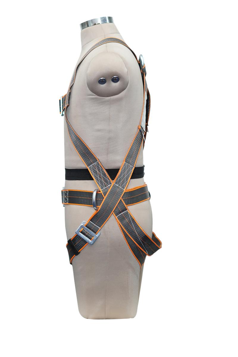 Polyester Full Body Double Rope Scaffold Hook Safety Harness Free Size_2