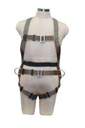 Polyester Full Body Double Rope Scaffold Hook Safety Harness Free Size_0