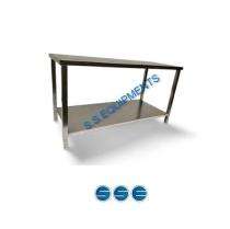 Pharmacy Stainless Steel Table 1200 x 800 x 80 mm Silver_0