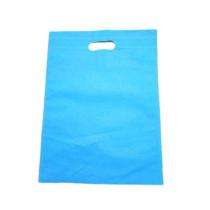 Polyester Tote Bag Open Top 14x 15x 3 inch Blue_0