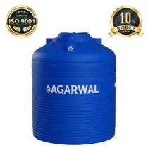 AGARWAL Plastic Water Tanks 1000 L Blue_0