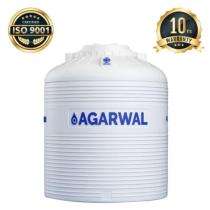 AGARWAL Plastic Water Tanks 1000 L White_0