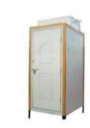 Agrawal Traders FRP 7 ft Portable Toilet Cabin White_0