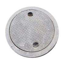 CHAURASIYA GRILL WORKS Solid Top Manhole Cover RCC Plain 540 mm_0