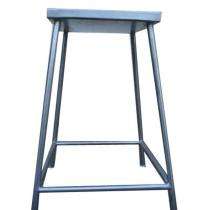 Stools Backless Stainless Steel Silver_0