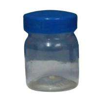 Storage Plastic Jar Transparent, Blue Upto 500 mL_0