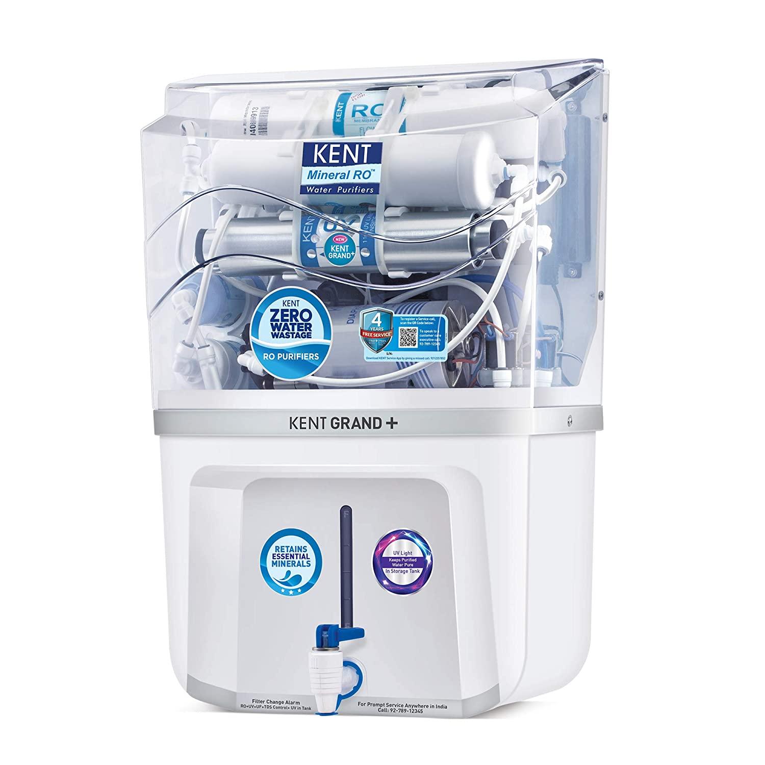 KENT Grand+ ABS RO + UV + UF + TDS 9 L Water Purifier_0