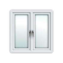 Ecoline Casement 2 Track 2 Panel White uPVC Window 6 x 4 ft_0