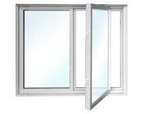 SHREE Glass 1 Track & 2 Panel Aluminium Doors and Windows ADW01_0