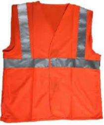 Polyester Safety Jackets Standard Radium Orange_0