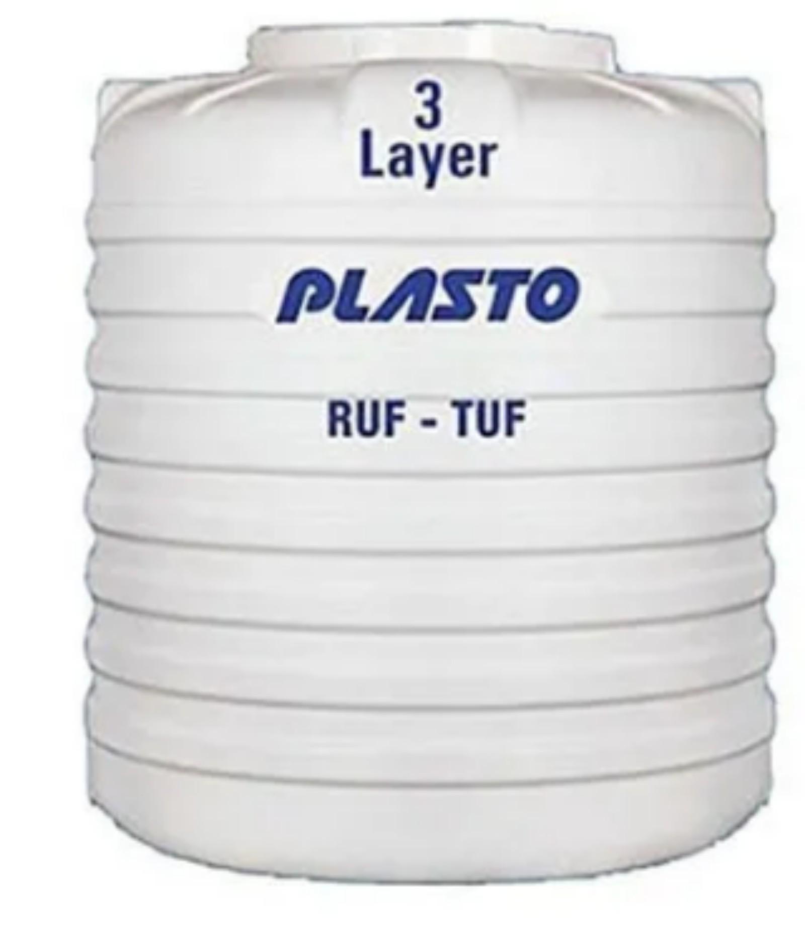 PLASTO LDPE Water Tanks 500 L White_0