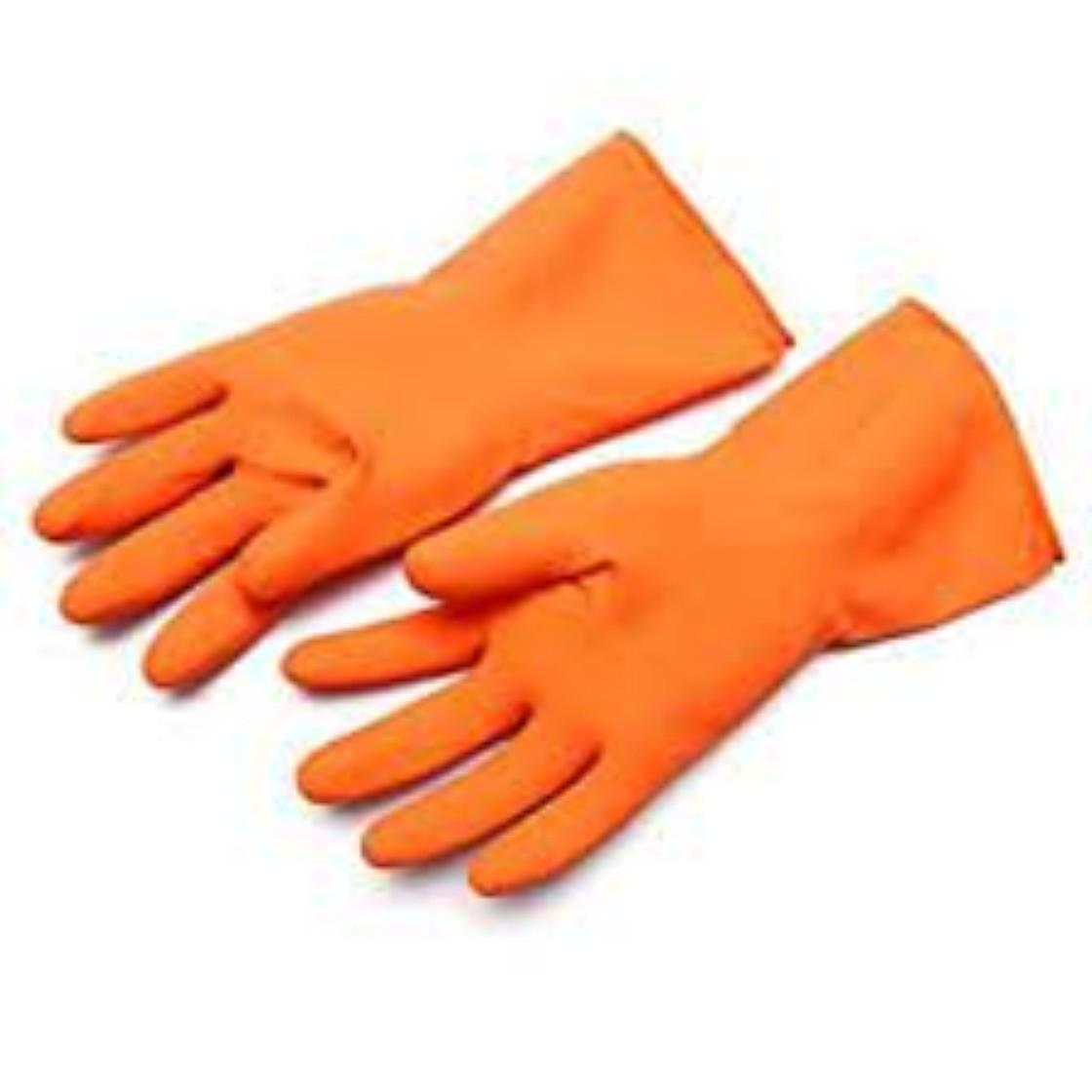 Rubber Hand Glove XL Heavy Duty Work_0