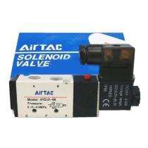 AirTAC Aluminium 1/4 inch BSP 5/2 way Solenoid Valves 4v210-08_0