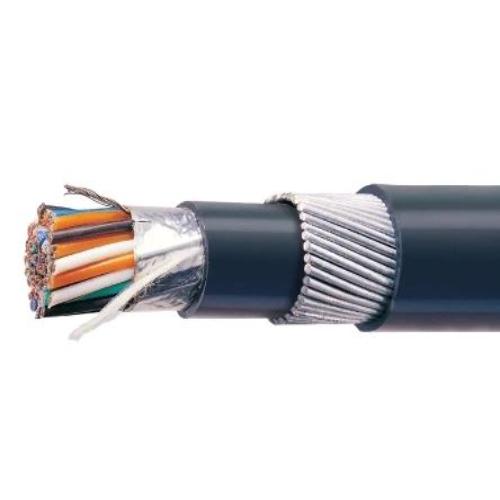 Epsillon 3 Pair Flexible,Stranded(Class-5,2)Cu 0.75 sqmm PVC, XLPE Insulated GS, Strip Armour, Braided Wire FR, HR, FRLS, ZHLS PVC Shielded Instrumentation Cable 300, 500 V Black, Blue, Grey_2