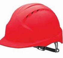 HDPE Red Paratrooper Safety Helmets_0