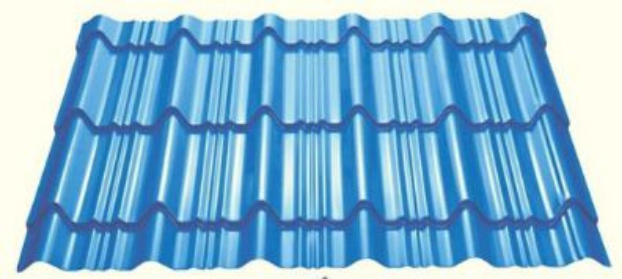 TATA Double Ribbed Trapezoidal Stainless Steel Roofing Sheet Colour Coated_1