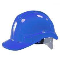 PVC Blue Air Ventilated Safety Helmets_0