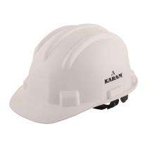Karam PVC White Fusion Safety Helmets_0