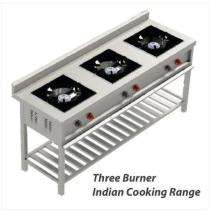 DE-ICR-03-A Three Burner Commercial Gas Stove Stainless Steel Silver_0