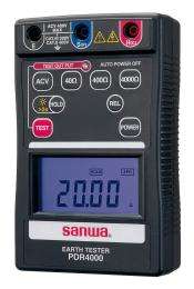 Sanwa PDR4000 Earth Tester 10 - 3000 Ω 4 Digit LCD_0