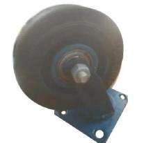 150 mm Rubber And Mild Steel Swivel Caster Wheel 500 kg_0