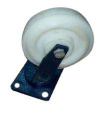 100 mm Rubber And Mild Steel Swivel Caster Wheel 400  kg_0