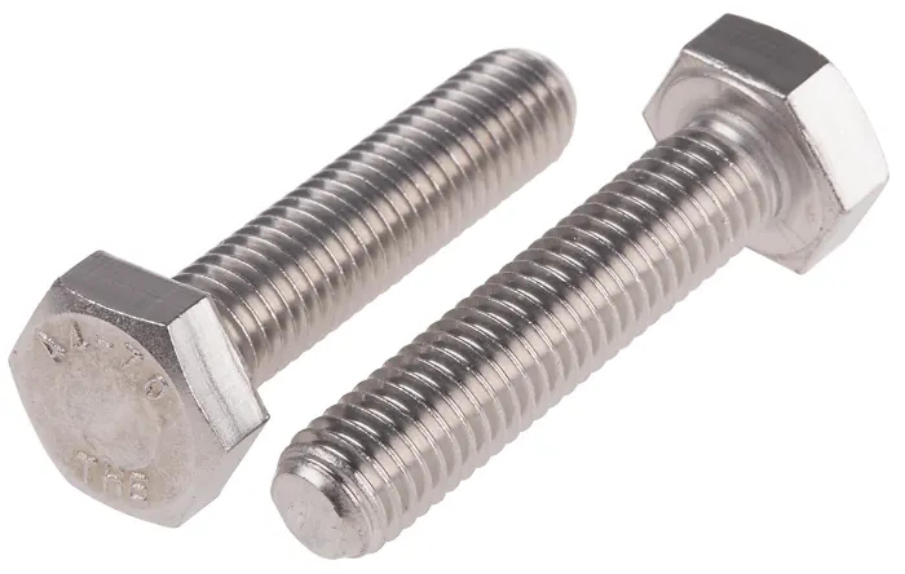 M2 - M100 Stainless Steel Hexagon Head Bolts 1000 mm_0